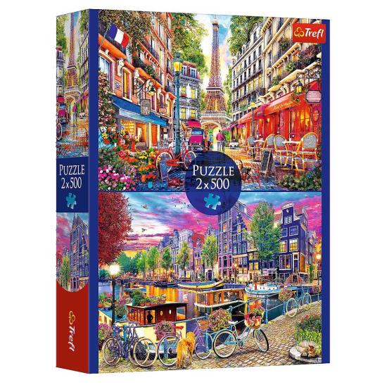 Puzzle Trefl Capitales Européennes 2x500 pièces