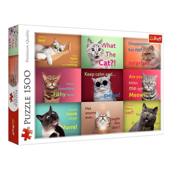Puzzle Trefl Visages De Chats Drôles 1500 pièces Puzzle Trefl Visages De Chats Drôles 1500 pièces