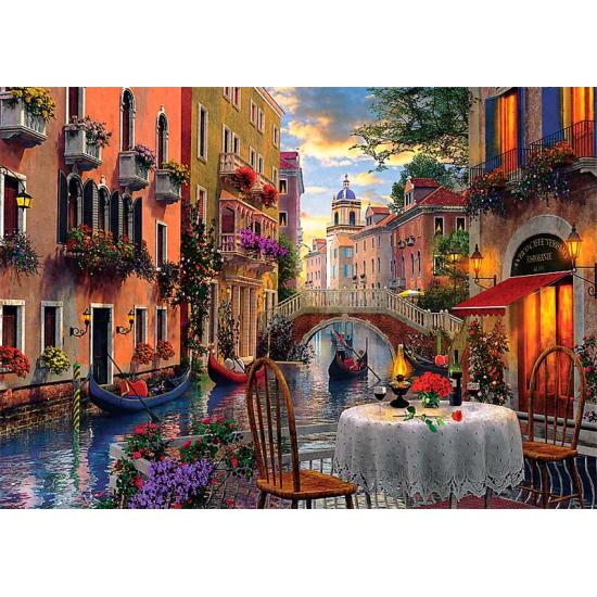 Puzzle Trefl Dîner romantique à Venise 6000 pièces