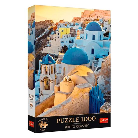 Puzzle Trefl Ville d'Oia, Santorin 1000 pièces