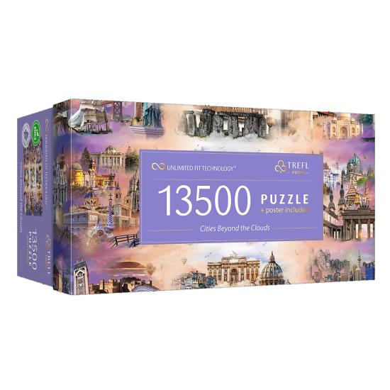 Puzzle Trefl Villes Au-Delà Des Nuages 13500 Pzs