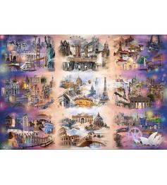 Puzzle Trefl Villes Au-Delà Des Nuages 13500 Pzs