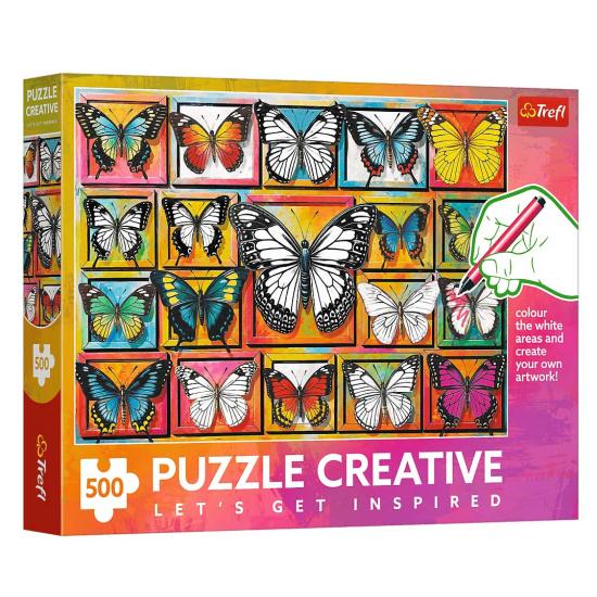 Puzzle Trefl Creative Collection De Papillons 500 pièces