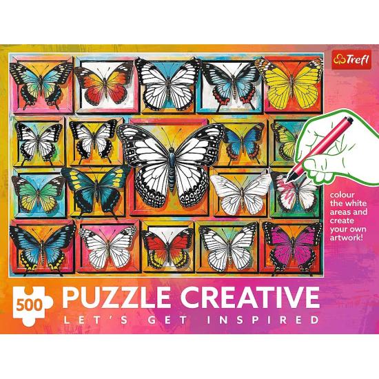 Puzzle Trefl Creative Collection De Papillons 500 pièces