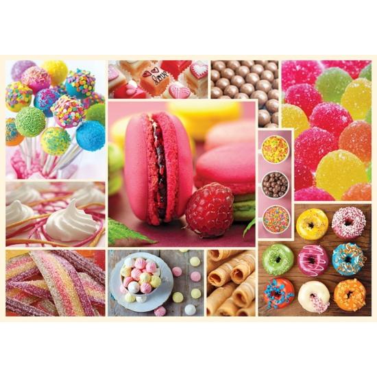Puzzle Trefl Collage de Bonbons 1000 Pièces