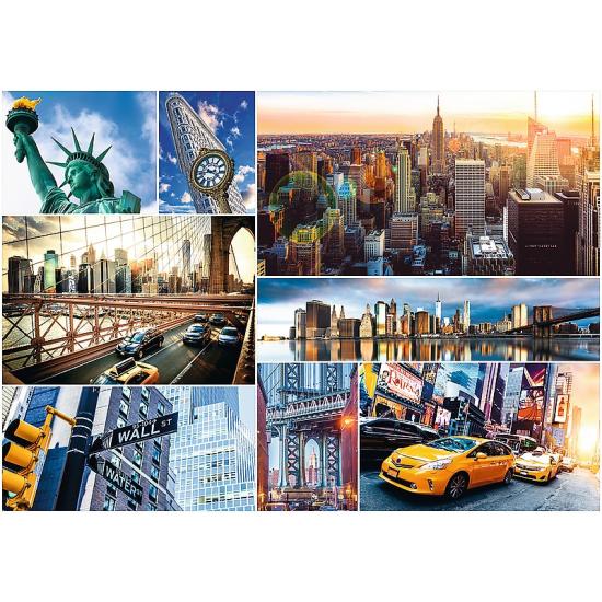 Puzzle Trefl Collage d'Images de New York 4000 Pièces