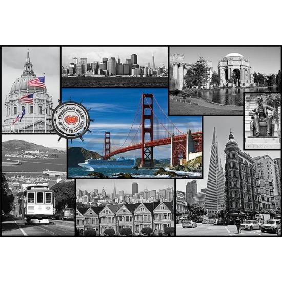Puzzle Trefl Collage de San Francisco 1500 pièces
