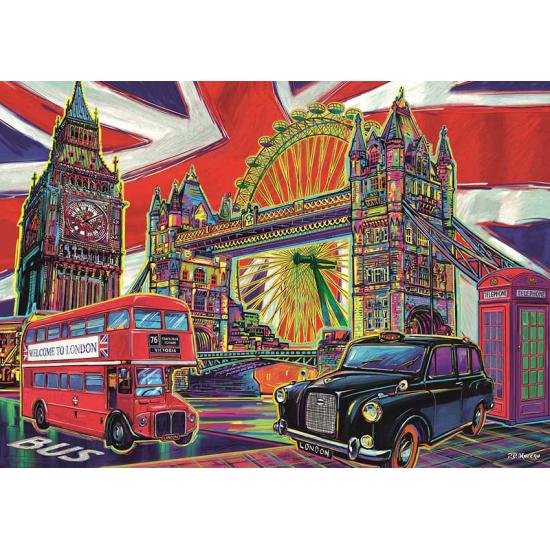 Trefl Puzzle Couleurs de Londres 1000 pièces