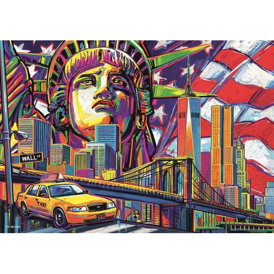 Puzzle Trefl Couleurs de New York 1000 pièces