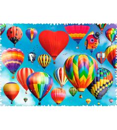 Puzzle Trefl Crazy Shapes Ballons Colorés 600 Pcs