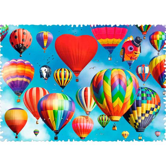 Puzzle Trefl Crazy Shapes Ballons Colorés 600 Pcs