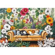 Puzzle Trefl Creative Orangerie Pour Chats 500 pièces