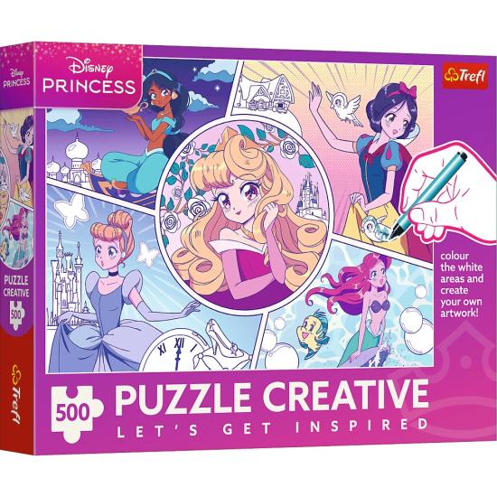 Puzzle Trefl Creative Princesses Disney 500 pièces