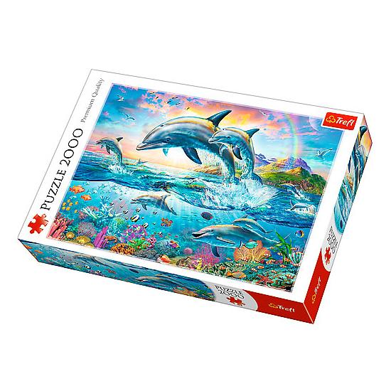 Puzzle Trefl Happy Dolphins 2000 pièces