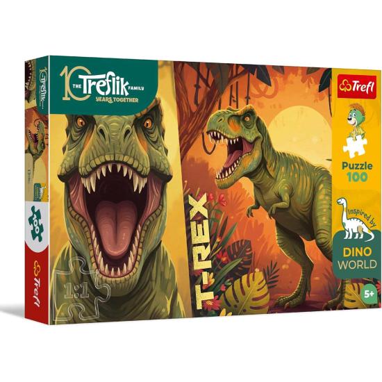 Puzzle Trefl Dino T-Rex XXL 100 pièces