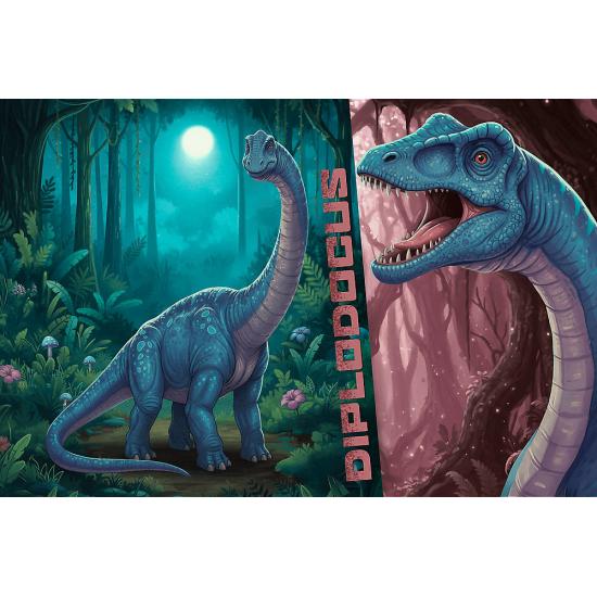 Puzzle Trefl Diplodocus XXL 100 pièces