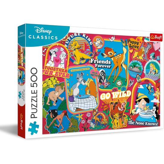 Puzzle Trefl Disney : Au fil des Années de 500 pièces