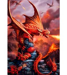 Puzzle Trefl Dragon de feu 1000 pièces