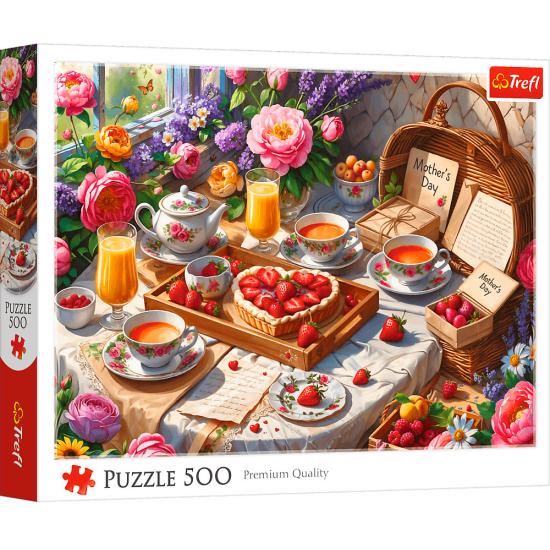Puzzle Trefl Des Douceurs Pour La Fête Des Mères 500 pièces