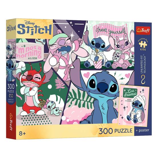 Puzzle Trefl Le Duo Cosmique Lilo Et Stitch XXL 300 pièces