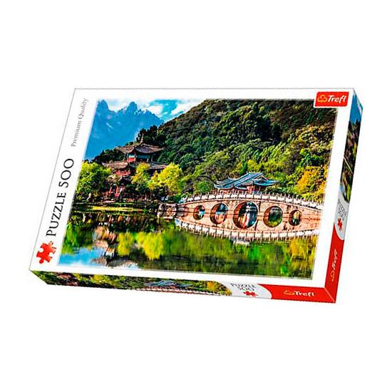 Puzzle Trefl L'Etang du Dragon Noir, Lijiang Chine des 500