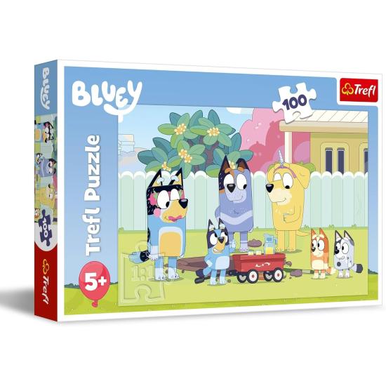 Puzzle Trefl Le Monde Heureux de Bluey XXL 100 pièces