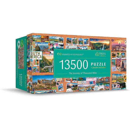 Puzzle Trefl Le Voyage de Mille Miles 13500 Pcs Puzzle Trefl Le Voyage de Mille Miles 13500 Pcs