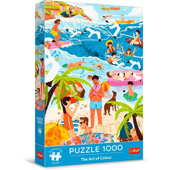 Puzzle Trefl Dans la chaleur de Été 1000 pièces