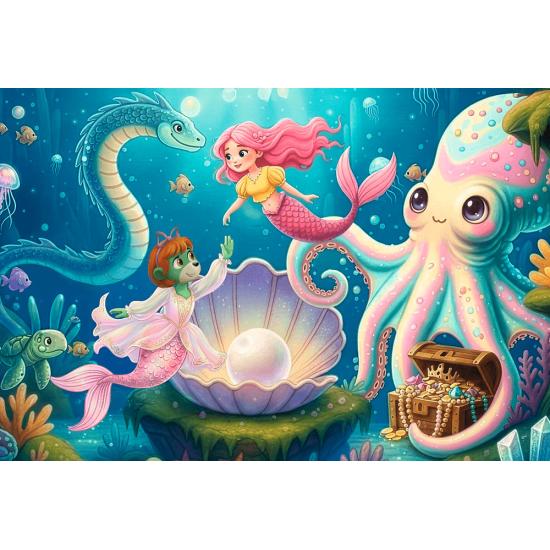 Puzzle Trefl Au Pays Des Sirènes XXL 100 pièces