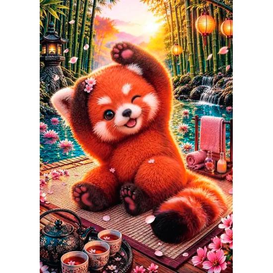 Puzzle Trefl Adorable Panda Roux 500 pièces