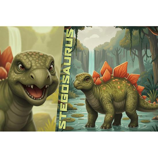 Puzzle Trefl Stégosaure XXL 100 pièces