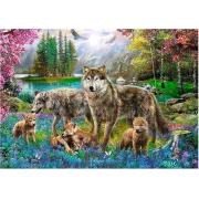 Puzzle Trefl Famille de loups 1000 pièces