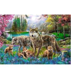 Puzzle Trefl Famille de loups 1000 pièces