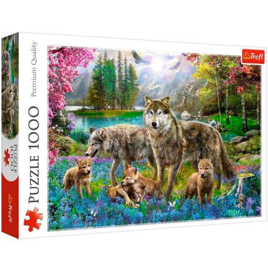 Puzzle Trefl Famille de loups 1000 pièces