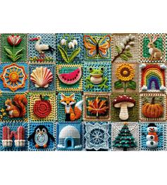 Puzzle Trefl Crochet - Quatre Saisons 1000 pieces