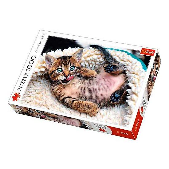 Puzzle Trefl Cheerful Kitten 1000 pièces
