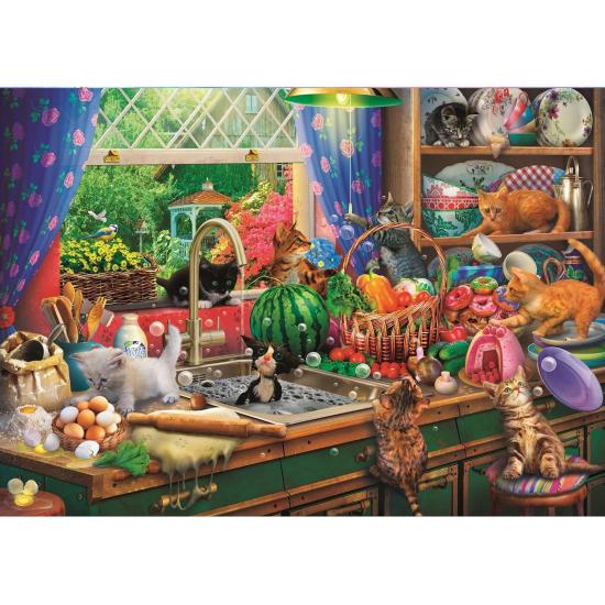 Puzzle Trefl Chatons fauteurs de troubles 1000 pièces