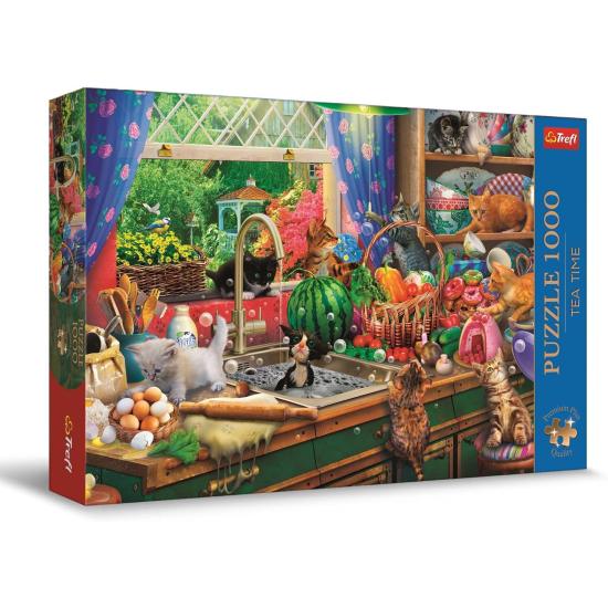 Puzzle Trefl Chatons fauteurs de troubles 1000 pièces