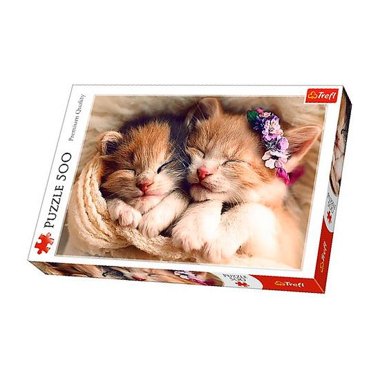 Puzzle Trefl Chatons endormis 500 pièces
