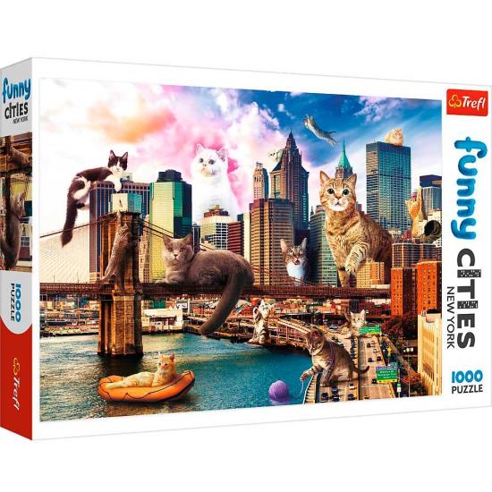 Puzzle Trefl Chats à New York 1000 pièces
