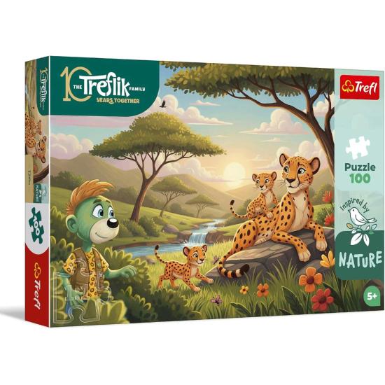 Puzzle Trefl Guépards XXL 100 pièces