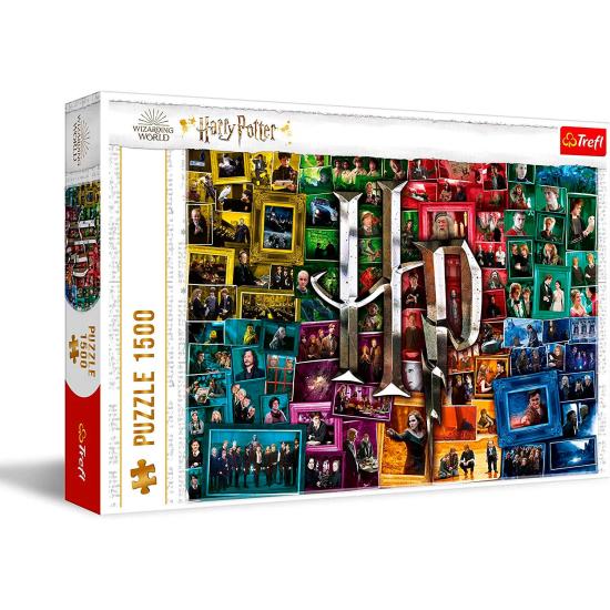 Puzzle Trefl Harry Potter, à travers les films de 1500 pieds Puzzle Trefl Harry Potter, à travers les films de 1500 pieds