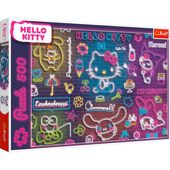 Puzzle Trefl Neon Hello Kitty 500 pièces