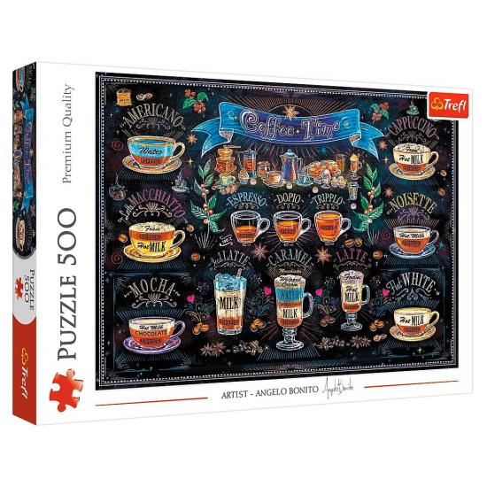 Puzzle Trefl Coffee Time 500 pièces