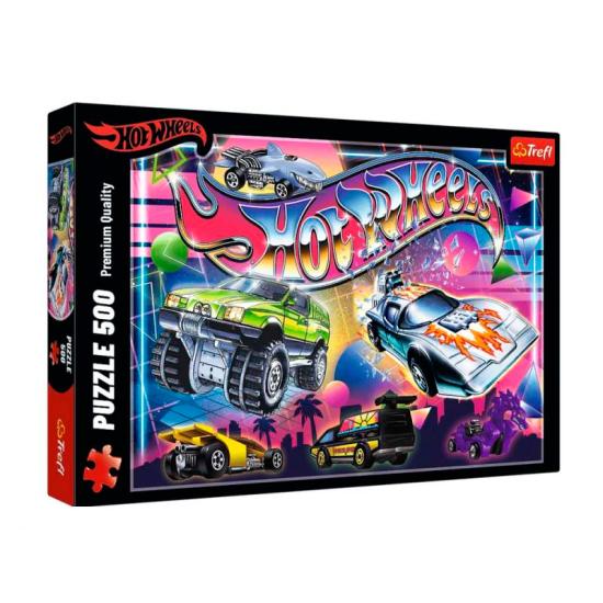 Puzzle Trefl Hot Wheels Années 80 500 pièces