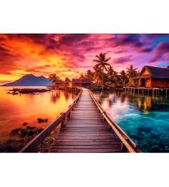 Puzzle Trefl Île paradisiaque 1000 pièces