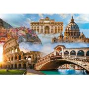 Puzzle Trefl Lieux préférés de Italie 1500 pièces