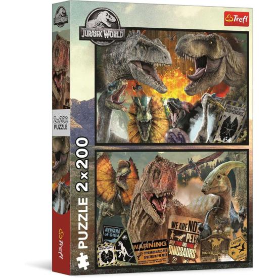 Puzzle Trefl Jurassic World Prehistoric XXL 2 x 200 pièces