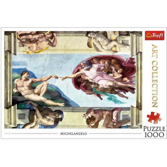 Puzzle Trefl La Création d'Adam 1000 pièces