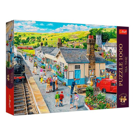 Puzzle Trefl La Gare Du Village 1000 pièces